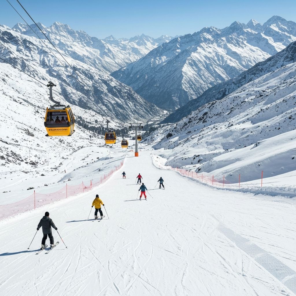 Auli Skiing